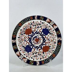 Antique Crown Derby Imari Plate Pattern Number 524 c1880s